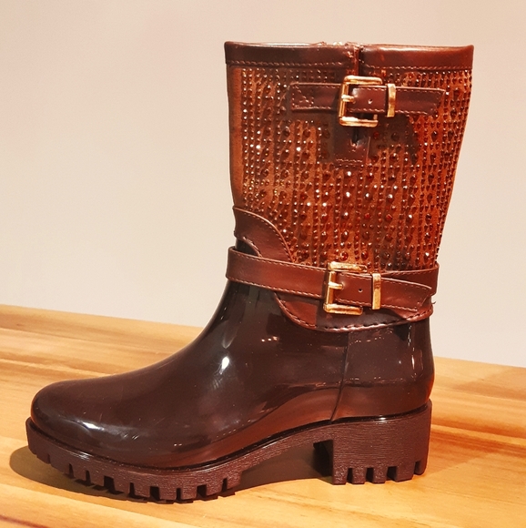 Glamour Equestrian Rain Boots - Picture 1 of 6